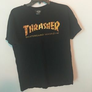 Thrasher flame logo tee